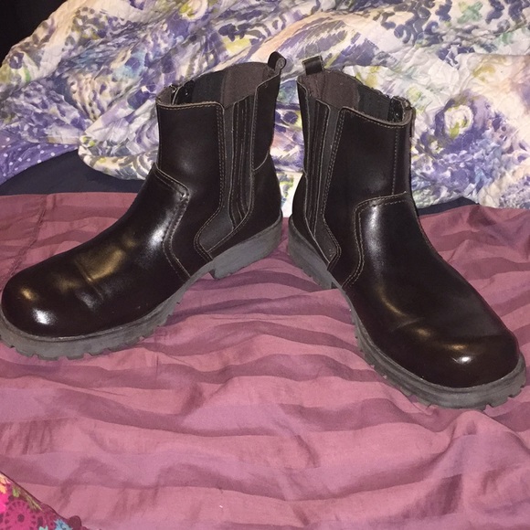 skechers mens zipper boots